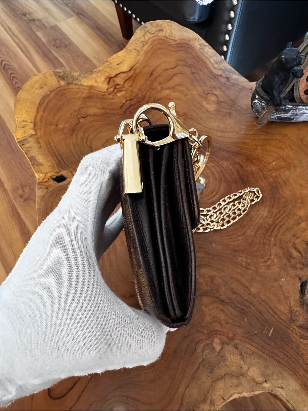 Just In 🔥 Louis Vuitton DAMIER Sarah wallet vintage converted Crossbody b+ - Picture 14 of 17